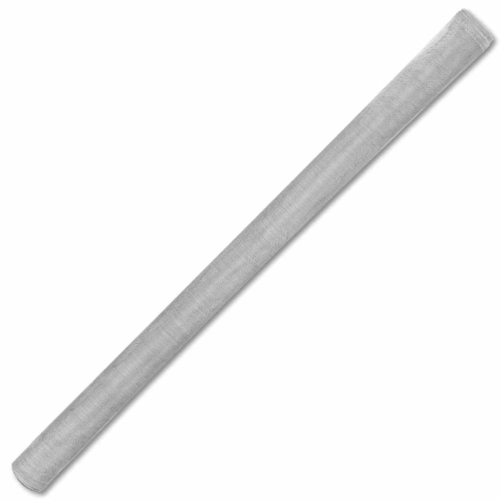 Aluminum Mesh Screen 39.4x196.9 Inches Silver V4444