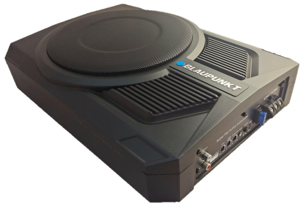 10-inch Powered Underseat Subwoofer Enclosure with Built-in Amplifier H182