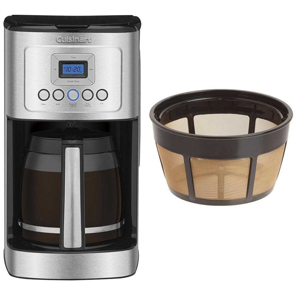 14-Cup Glass Carafe Stainless Steel Coffee Maker S6275