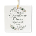 Ceramic 3-inch Square Ornament F623205