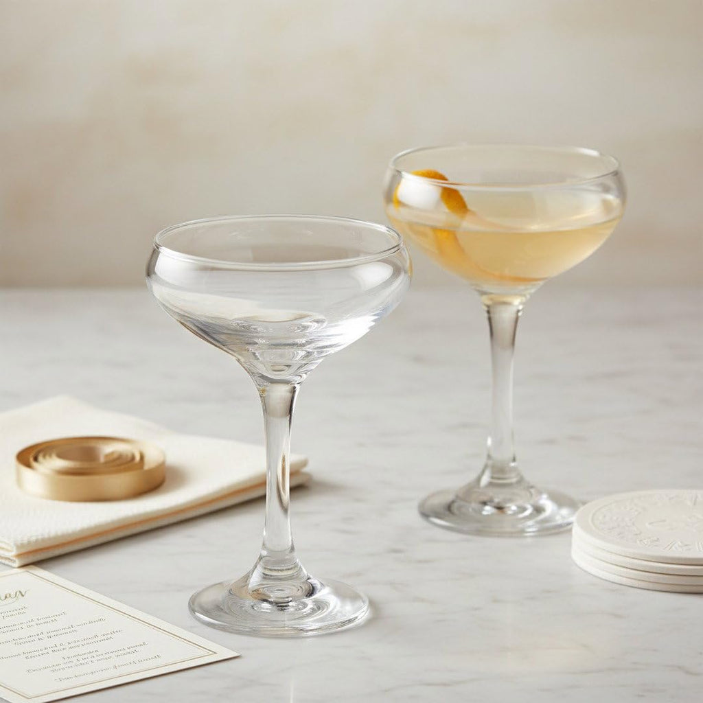 Round Table Cocktail Coupe 2-Piece Set E2520