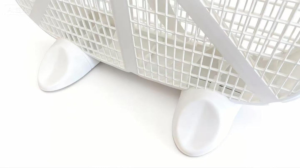 3-Speed Box Fan with Carry Handle, 5 Blades, 20-Inch, White D54288