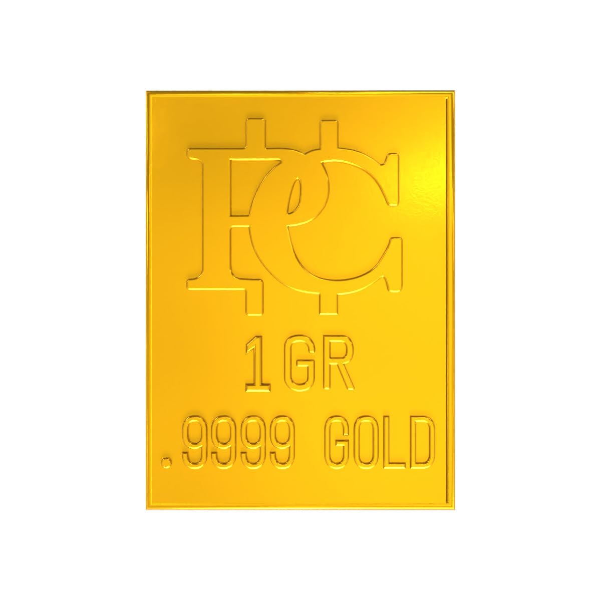 Gold and Silver Bullion Bar 1 Grain K23343