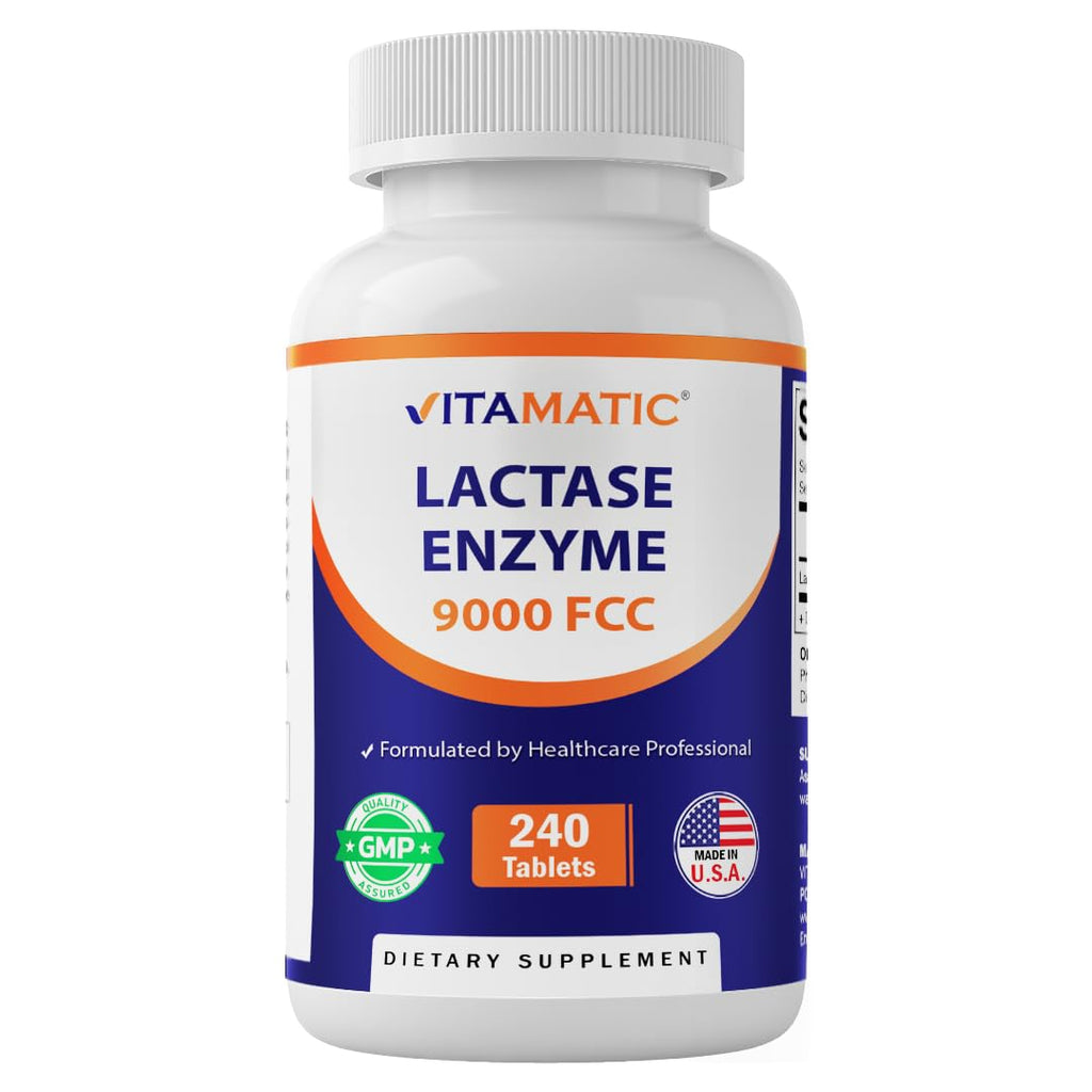 Lactase Enzyme 9000 FCC 240 Tablets T73384