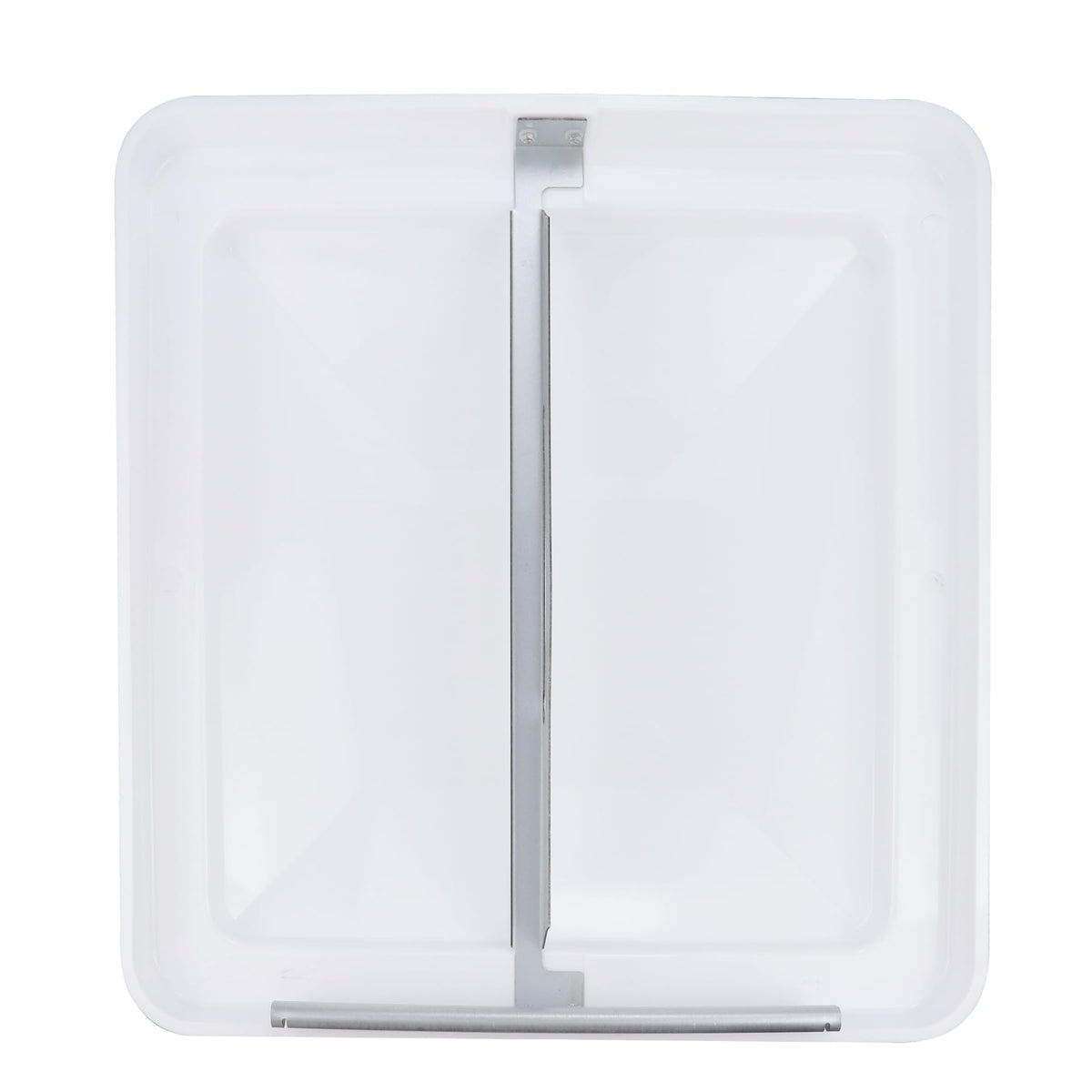 14" White Plastic Square RV Roof Vent Cover V4416