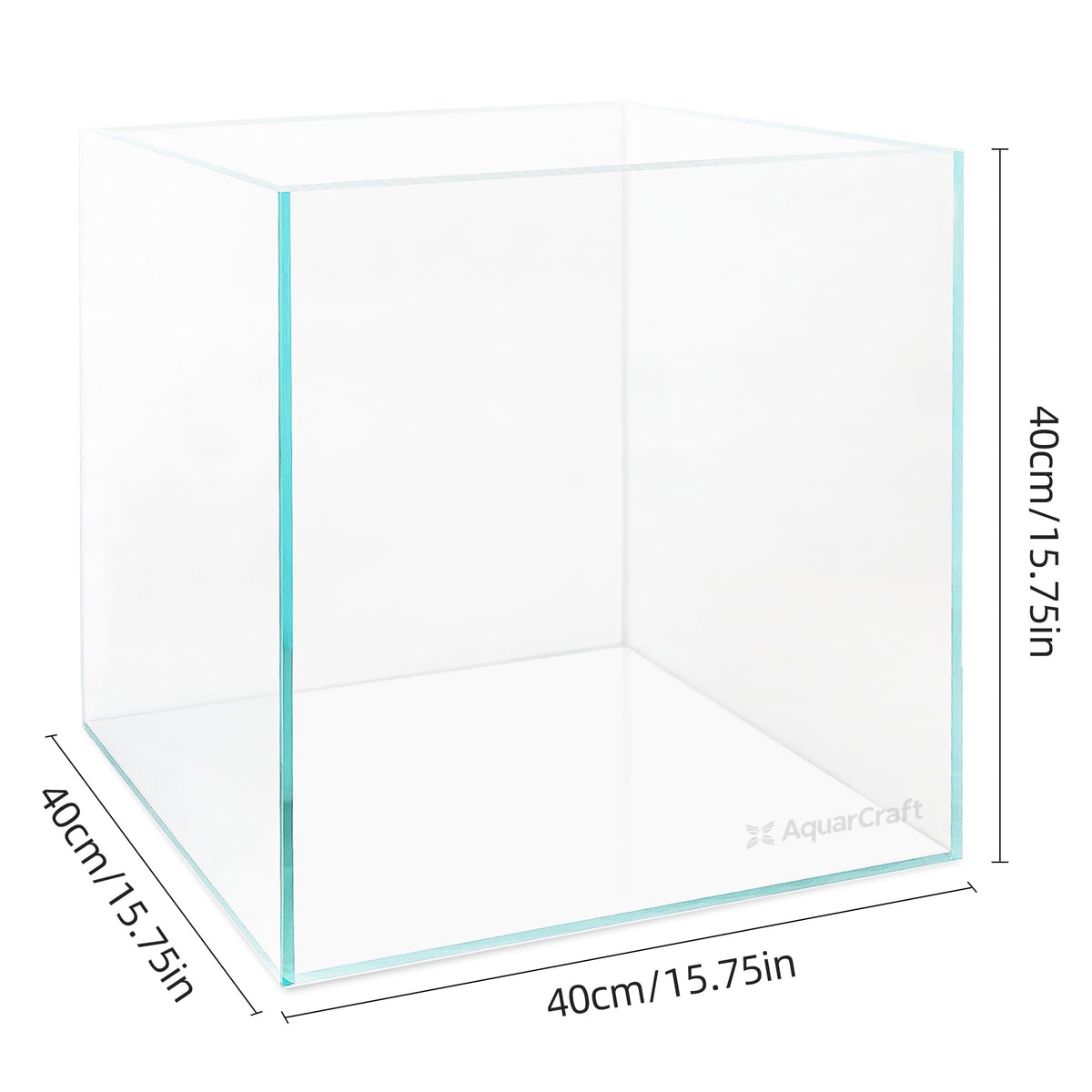 16 Gallon Ultra Clear Low Iron Aquarium M27645