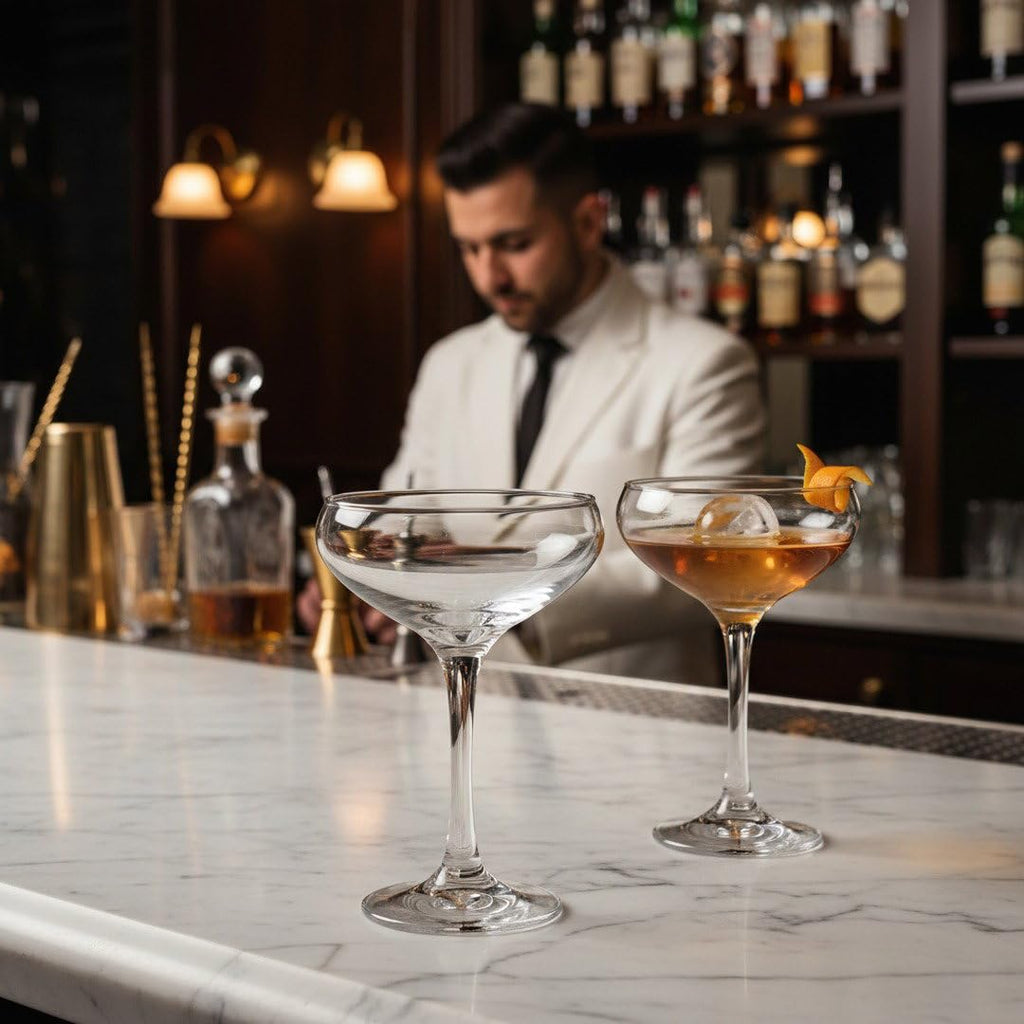 Round Table Cocktail Coupe 2-Piece Set E2520