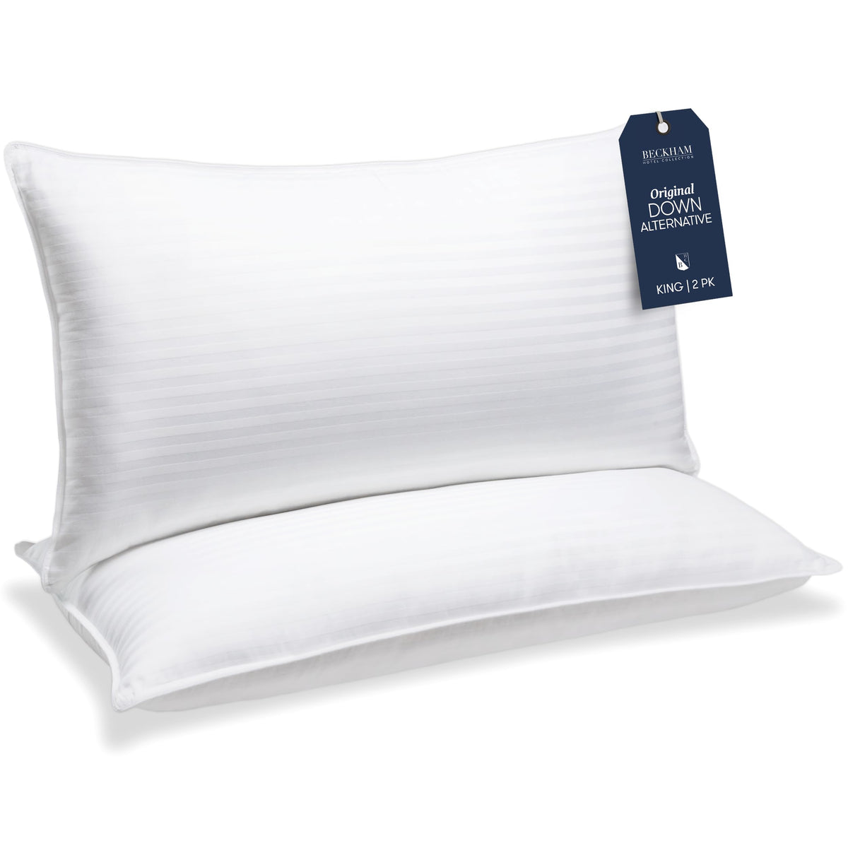 King Size Down Alternative Pillows and Mattress Protector Y38585