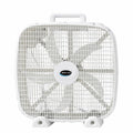 3-Speed Box Fan with Carry Handle, 5 Blades, 20-Inch, White D54288