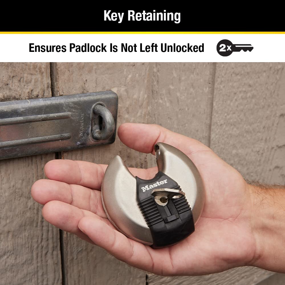 Stainless Steel Disc Padlock R5384