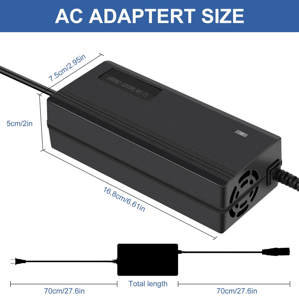 42V 2A Universal Pedicab Charger for 36V Lithium-ion Battery W87763