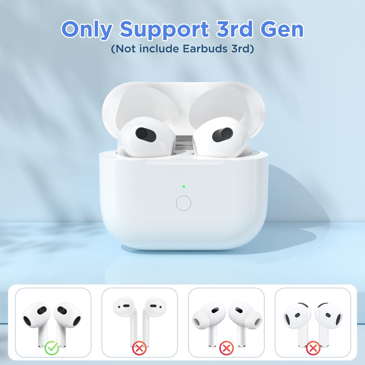 Replacement Charging Case for AirPods 3rd Gen N493