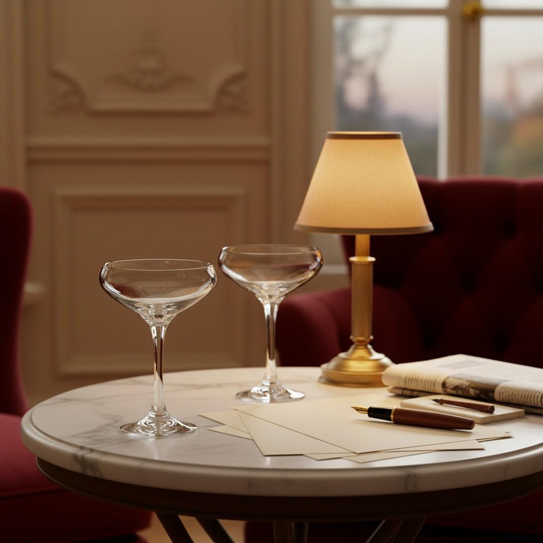 Round Table Cocktail Coupe 2-Piece Set E2520