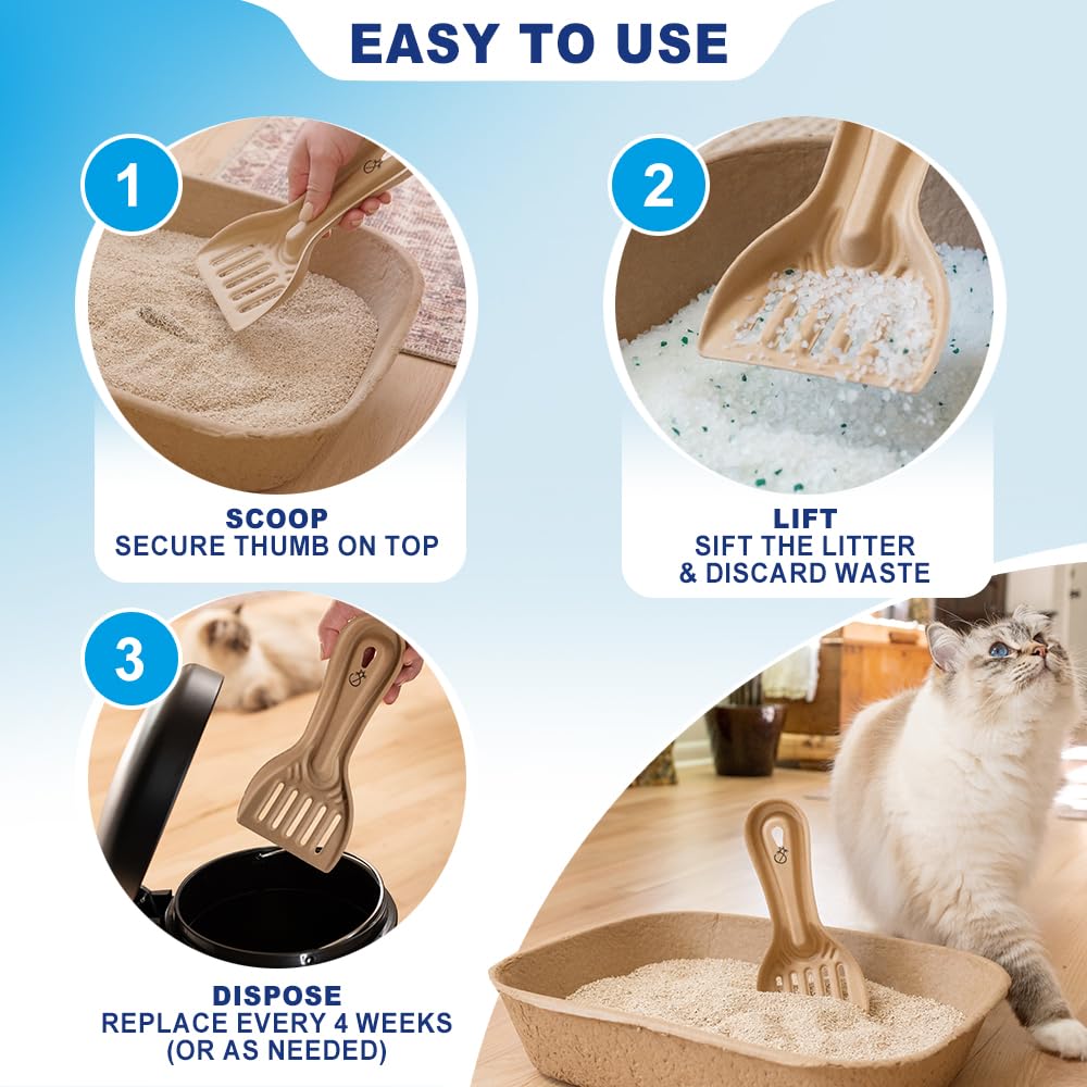 Disposable Cat & Rabbit Litter Scoops 6-Pack H22325