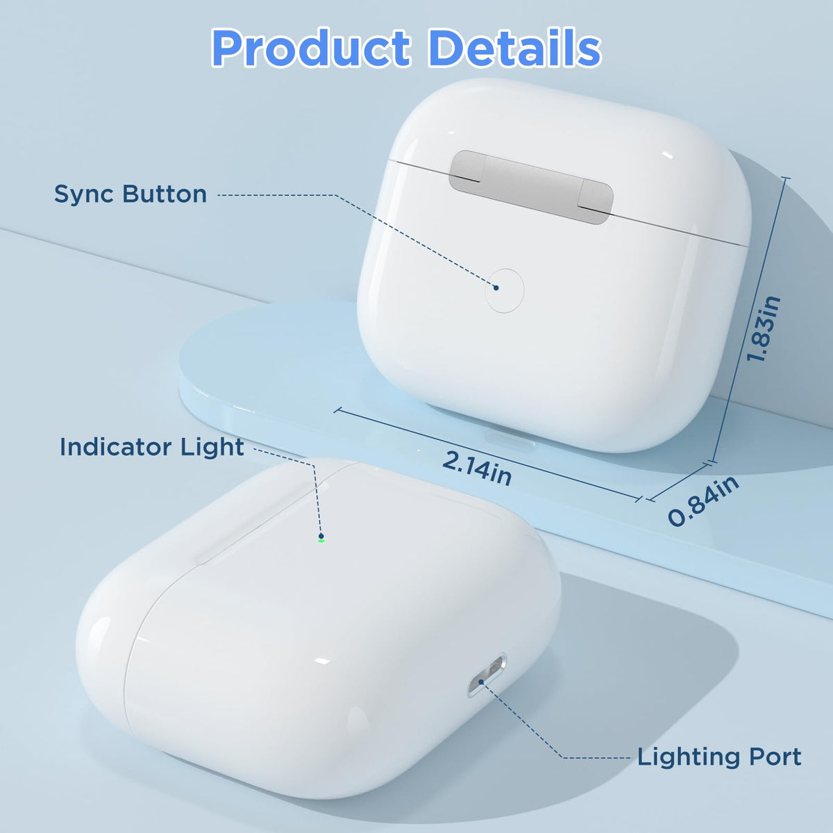 Replacement Charging Case for AirPods 3rd Gen N493