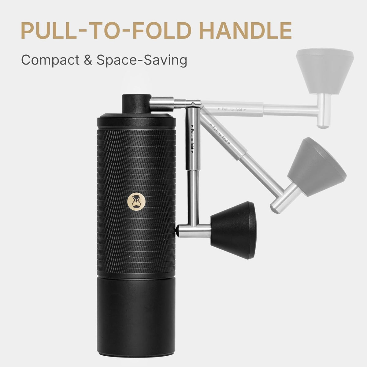 Manual Coffee Grinder with Conical Burr Portable Hand Coffee Grinder Y9203