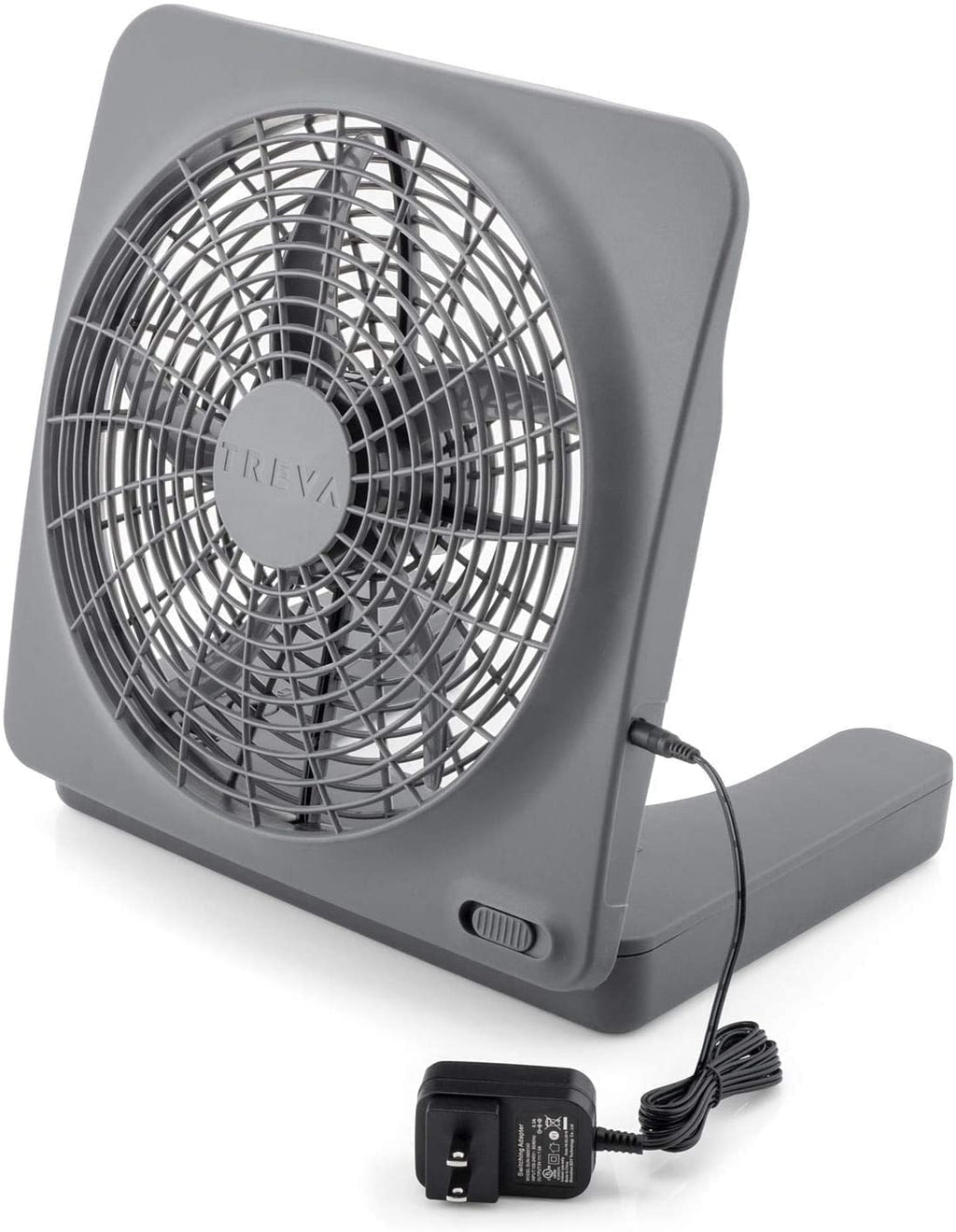 10 in Portable Desktop Battery Fan 2-Speed C8796