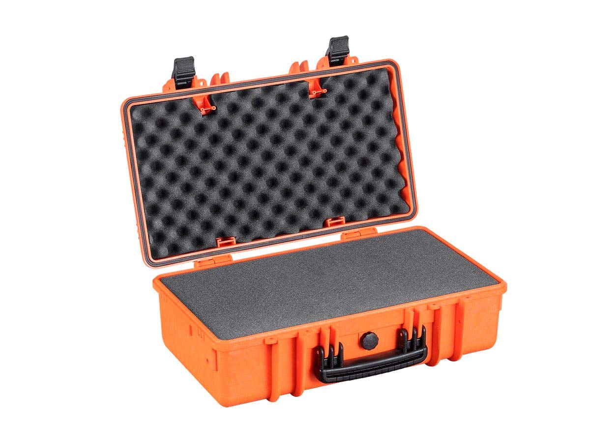 Weatherproof Hard Case with Customizable Foam, 22 x 14 x 8 Inches, Orange C18756
