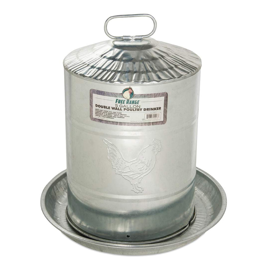 5 Gallons Double Wall Poultry Drinker W44160