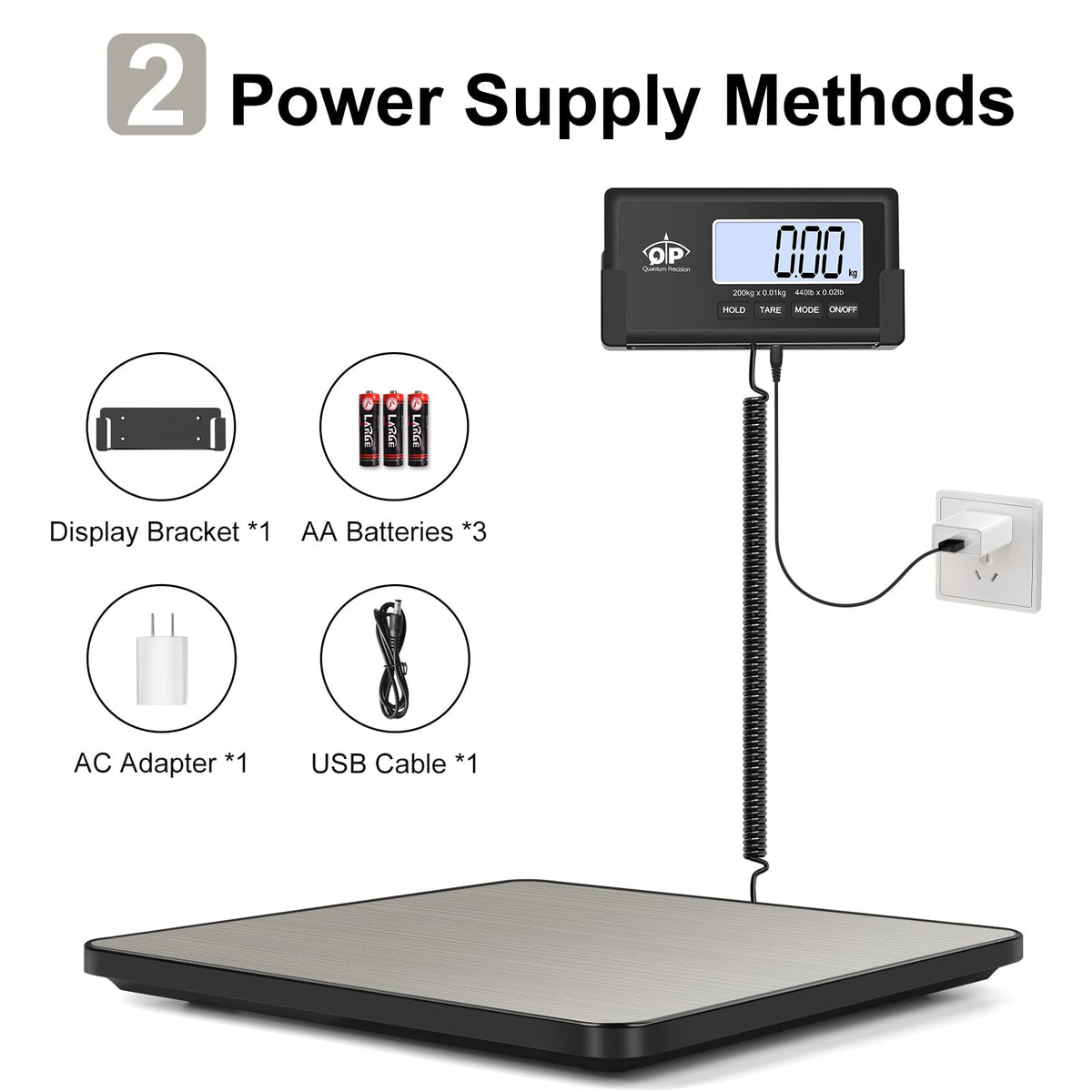 440 lb Digital Postal Scale S3706
