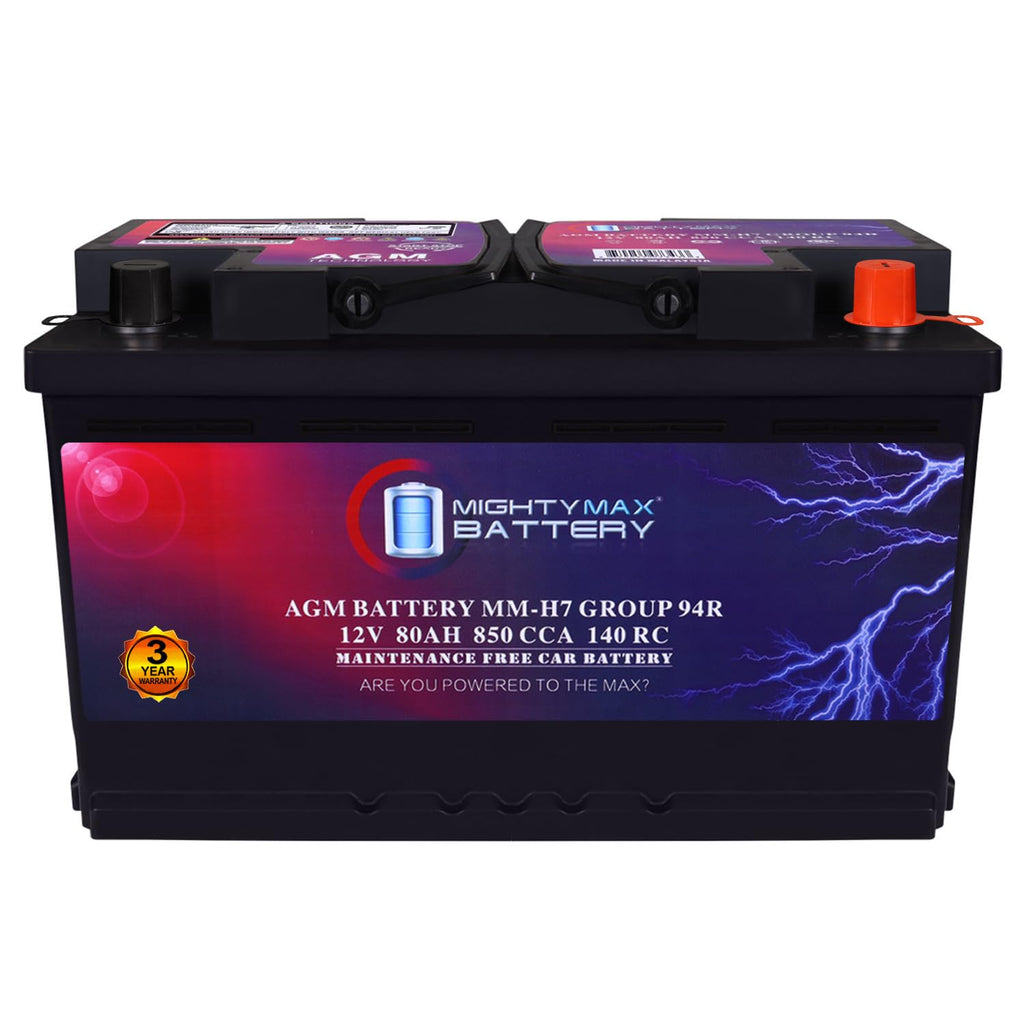 12V 80AH 850 CCA Replacement Battery M371