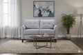 Light Gray Tufted Upholstered Loveseat Sofa L23323