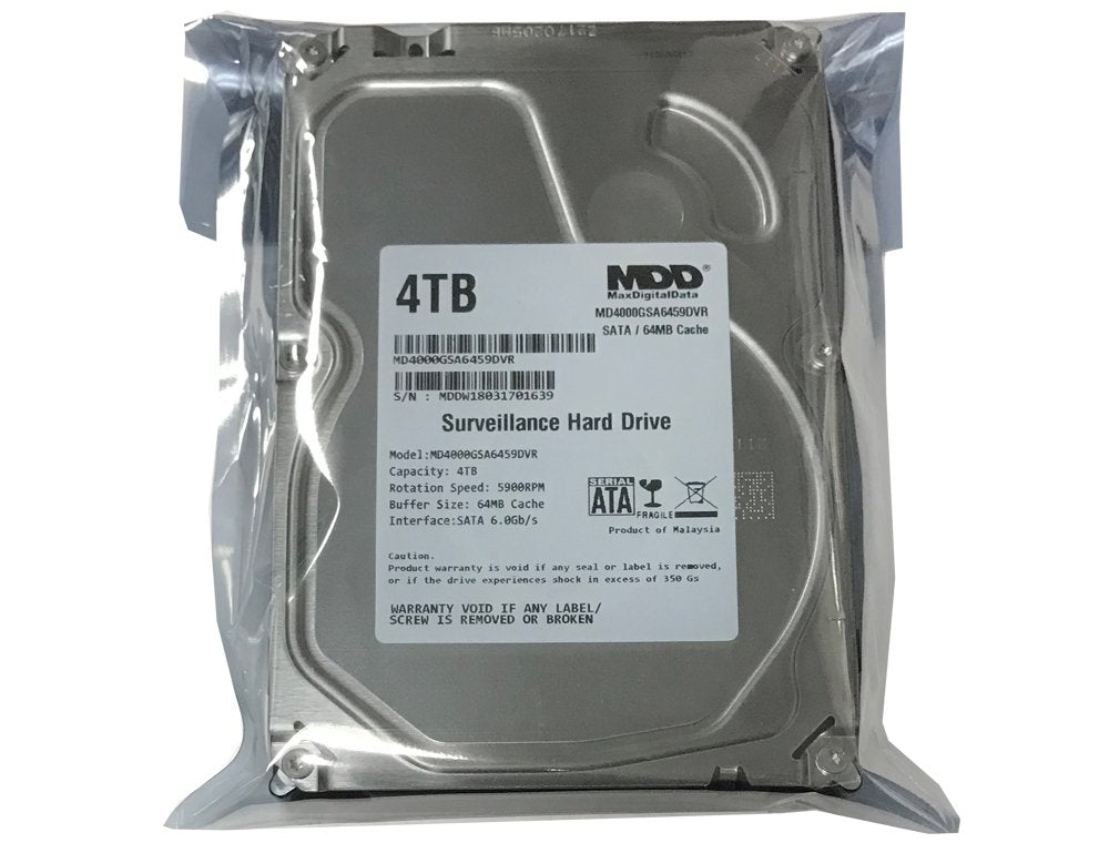 4TB 5900PM SATA 6.0Gb/s 3.5-inch Internal Surveillance Hard Drive H4972