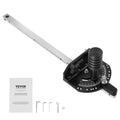 Precision Miter Gauge, 3/4'' x 3/8'', Aluminum Alloy Table Saw Miter Gauge with 15 Angle Stops J865