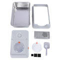 Enclosed Stainless Steel Litter Box with Flip Top Lid W654
