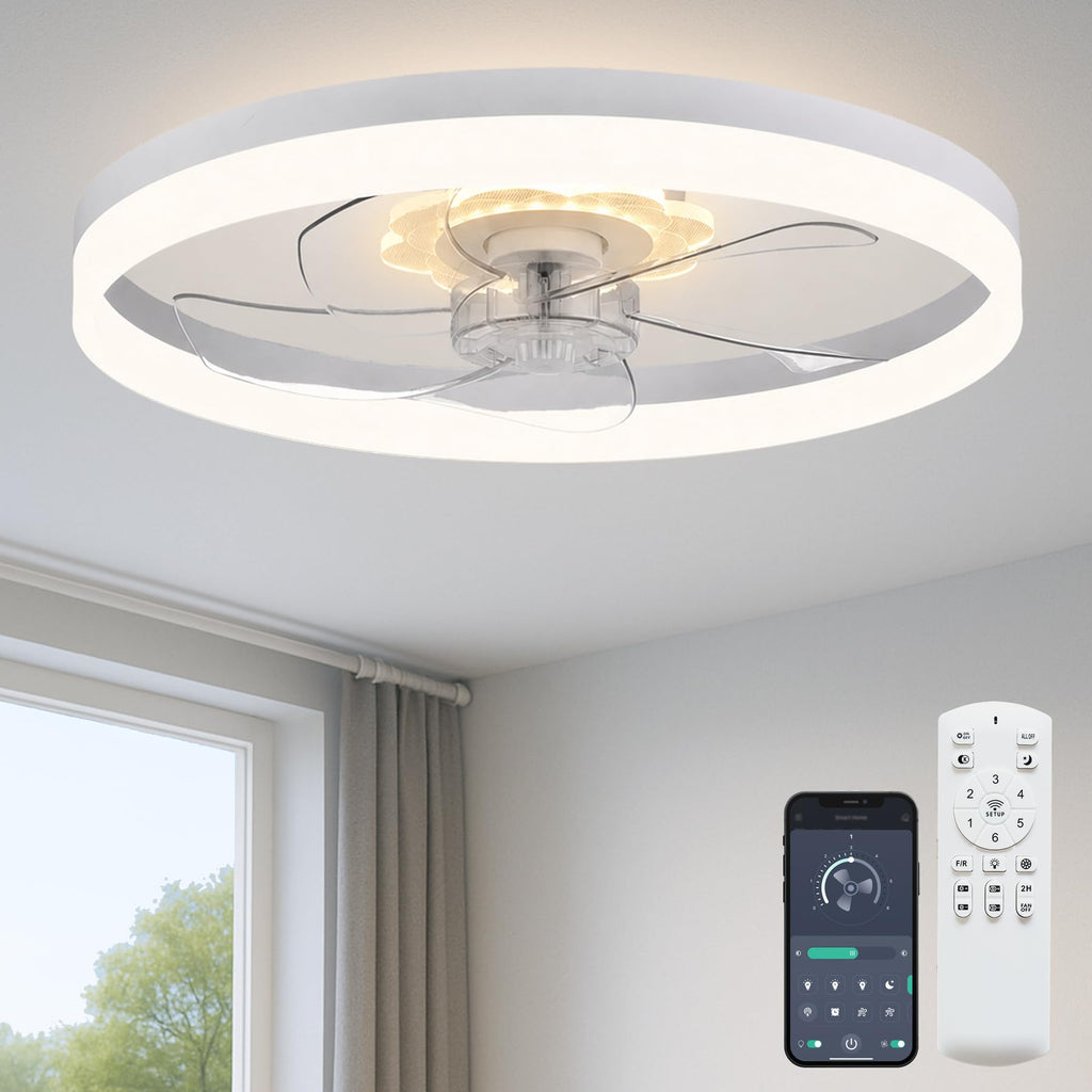 20'' Ceiling Fan with Light and Remote P2611