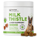 Milk Thistle Liver Support Chews with Salmon Oil & Curcumin E363
