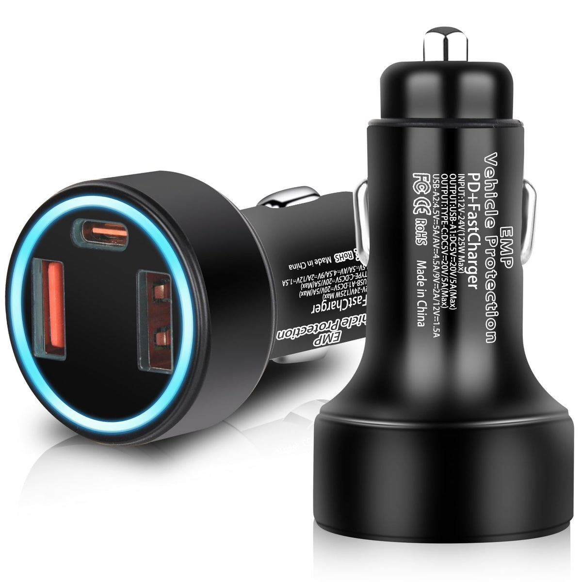 Vehicle Protection with USB Sockets for 12-Volt DC R288126