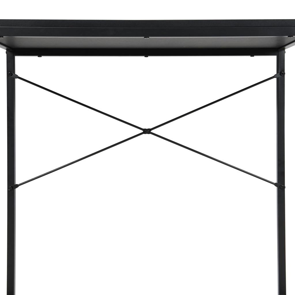 30 Inch Small Rectangular Computer Desk, Black Z784402