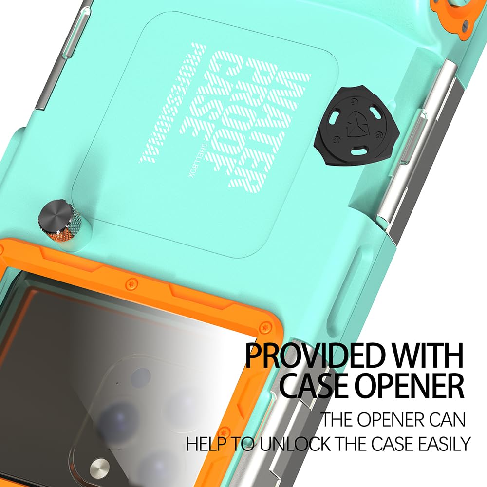 Light Blue and Orange Diving Phone Protective Case H398873