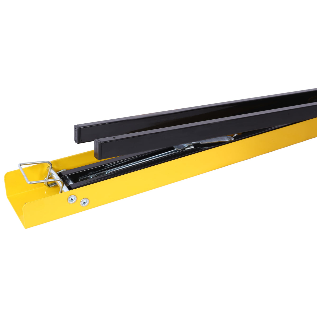 Heavy Duty Folding Saw Horses 2 Pack 660lb Capacity Adjustable Metal 25-35.5 Inch T76831