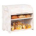 Bamboo Roll Top Bread Box U53617