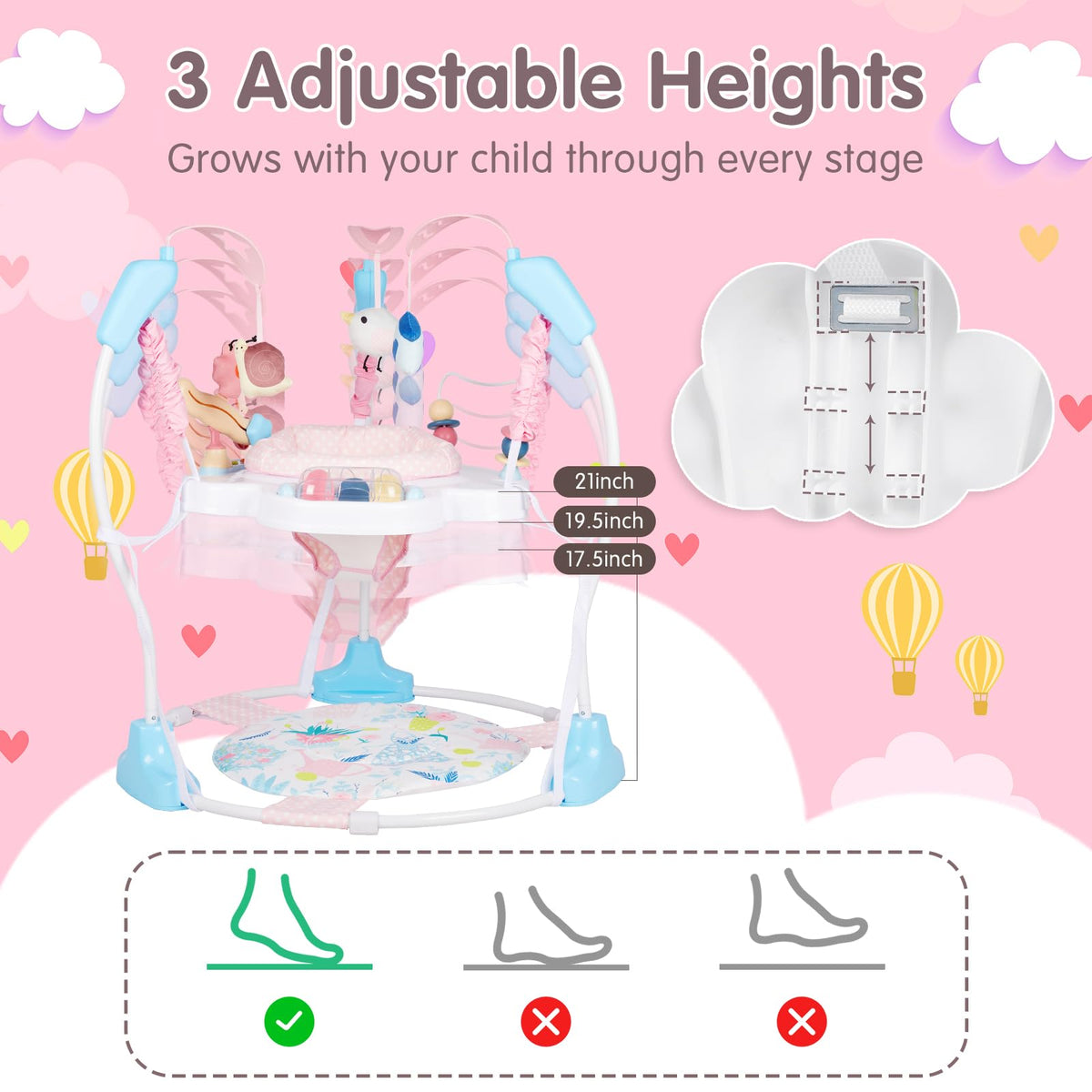 3-in-1 Baby Activity Center E990