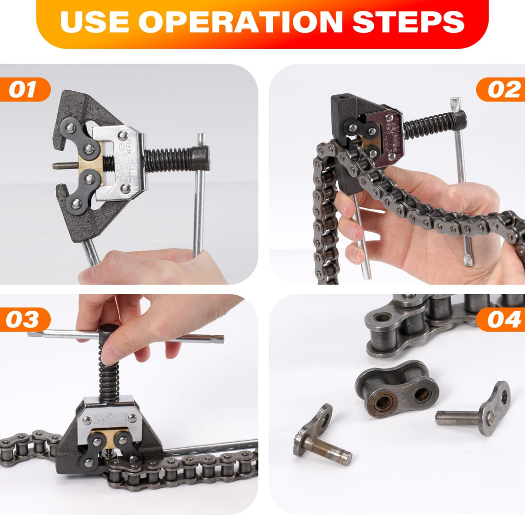 Roller Chain Detacher Tool for 420 428 520 525 530 630 Chain A9101