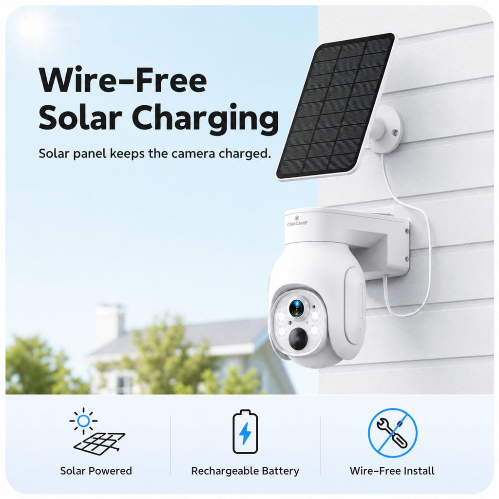 Solar Security Cameras Wireless Outdoor 4 Pack K8389