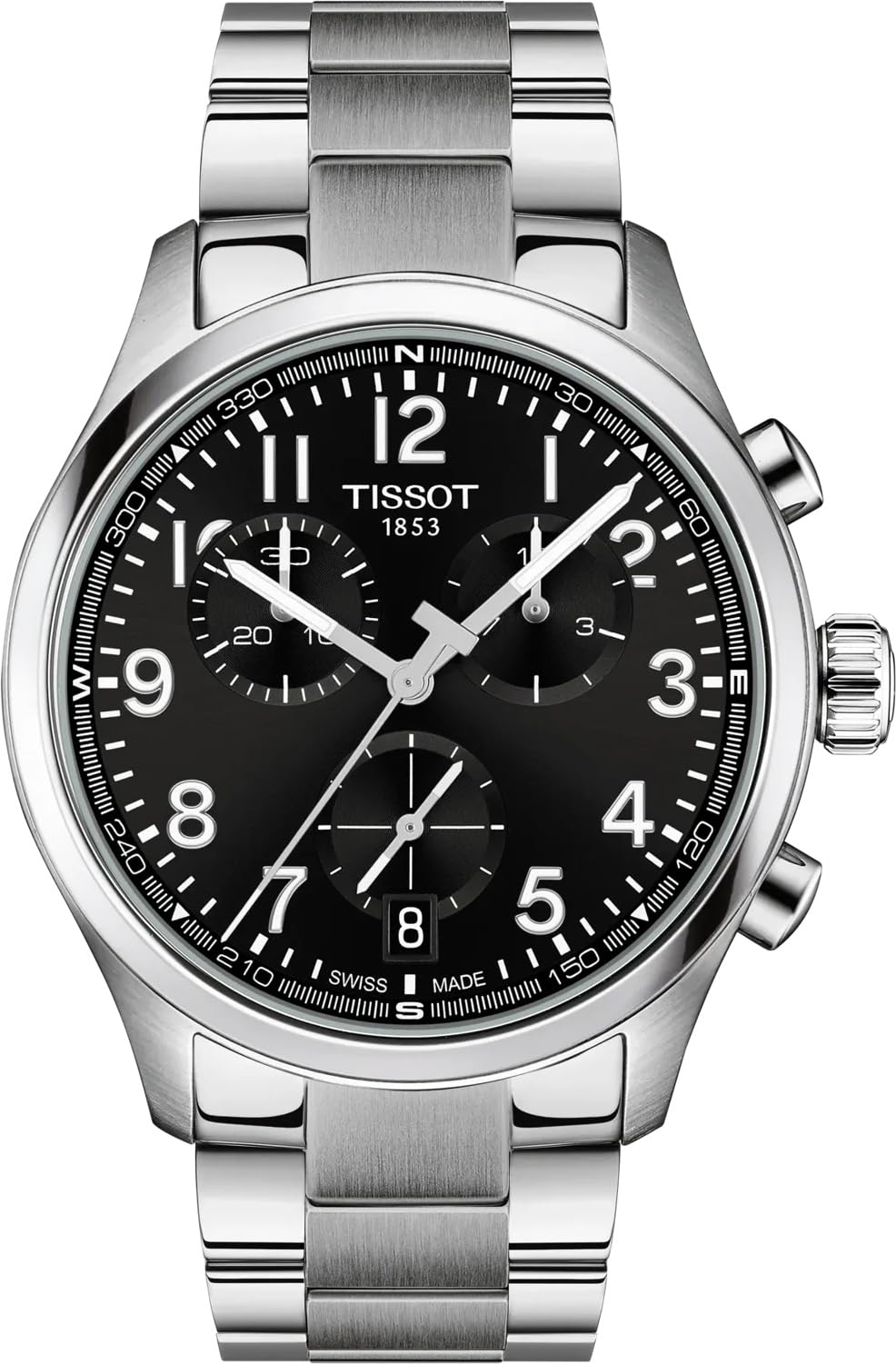 Black Dial 42mm Chronograph Watch O2597
