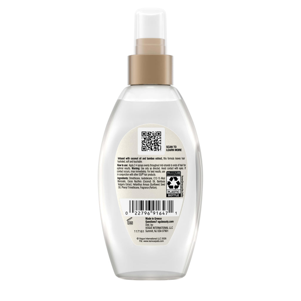 Coconut Oil Hydrating Hair Mist G165591