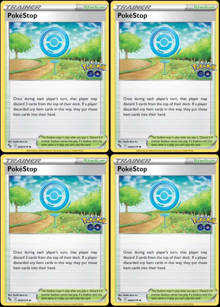 Pokemon Go Trainer Card Lot Q503609
