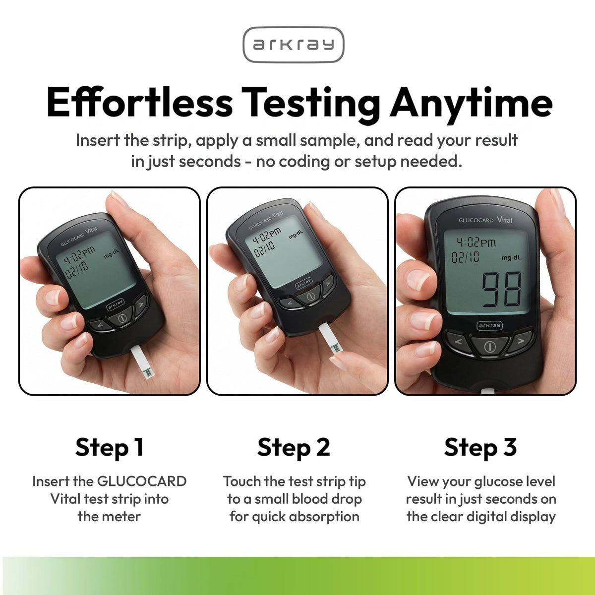 Blood Glucose Test Strips 100 Count O17999