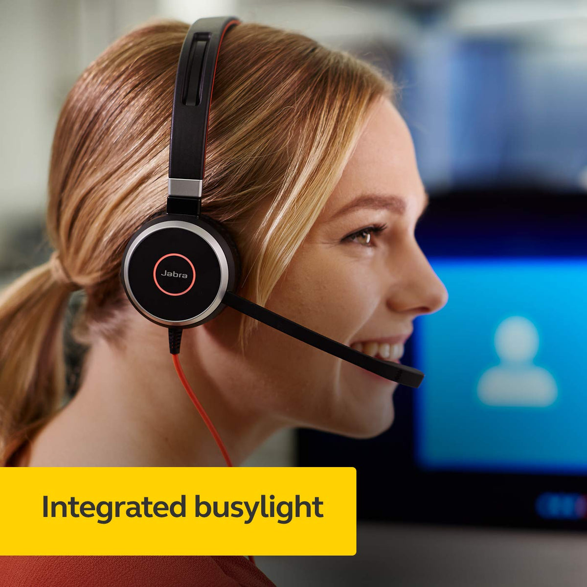 Wired Stereo Headset with 3.5mm Jack/USB Connection O7254