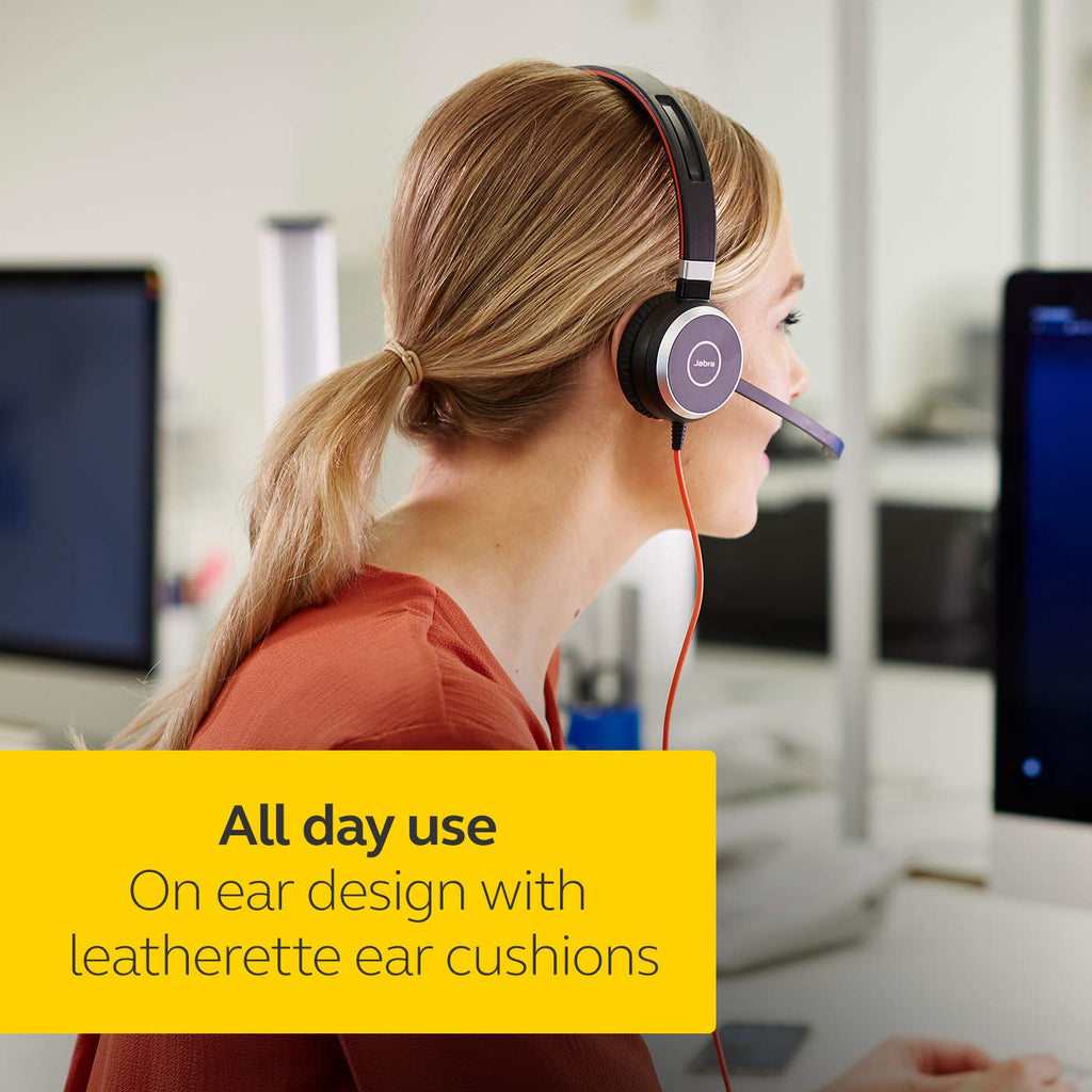Wired Stereo Headset with 3.5mm Jack/USB Connection O7254