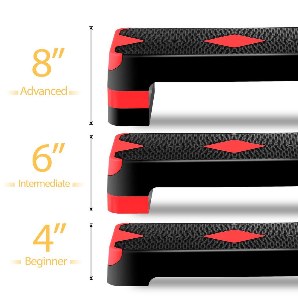 Adjustable Aerobic Stepper with Risers G4814