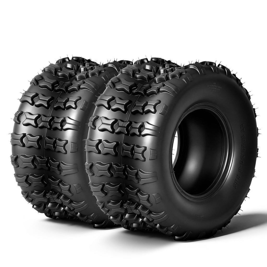 Set of 2 18x9.5-8 Tubeless All-Terrain Tires W22956