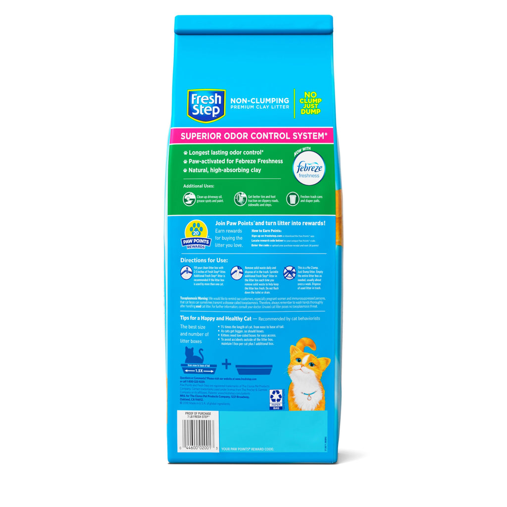 Non Clumping Cat Litter with Odor Control, 7 lb. Bag C503061