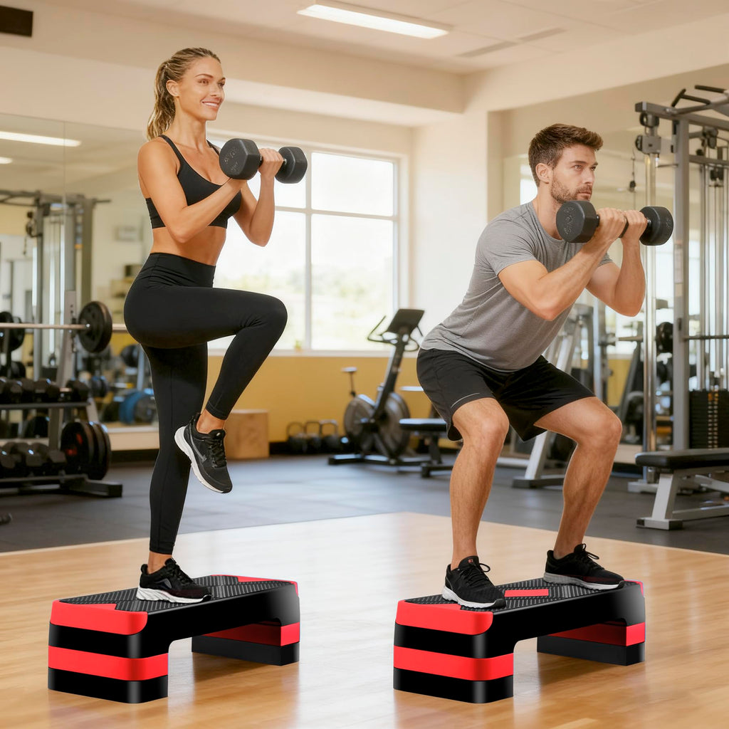 Adjustable Aerobic Stepper with Risers G4814