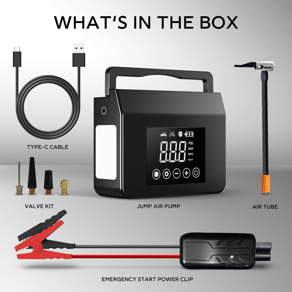 Portable Jump Starter with Air Compressor G7186